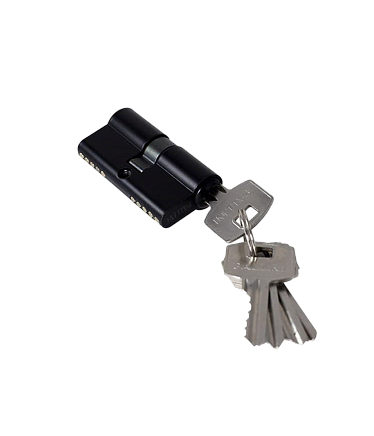 Цилиндровый механизм Цилиндр Pallini ключ-ключ P 60 C (25*10*25) MatBlack 