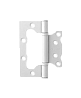 Накладные петли бабочки Петля накладная APECS 100*75*2.5 B2 W 