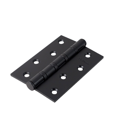 Универсальные врезные петли Петля универсальная Pallini PH-3 100*70*3 4BB MatBlack матовая черная гальваника 