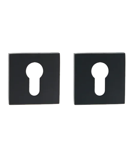 Накладки на ключевой цилиндр Накладка под цилиндр TANDOOR TDAL ET-03 slim BLACK 