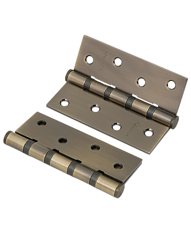 Универсальные врезные петли Петля врезная TANDOOR TD100-4S steel (100*75*2,5) AB 